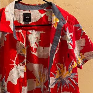 Vans Hawaiian Button Up Shirt